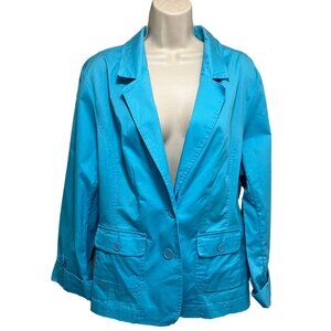 NWT Studio Works Blue Blazer Size: XL